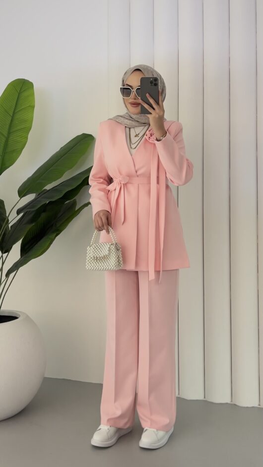 İzabel Güllü İkili Takım – Pembe
